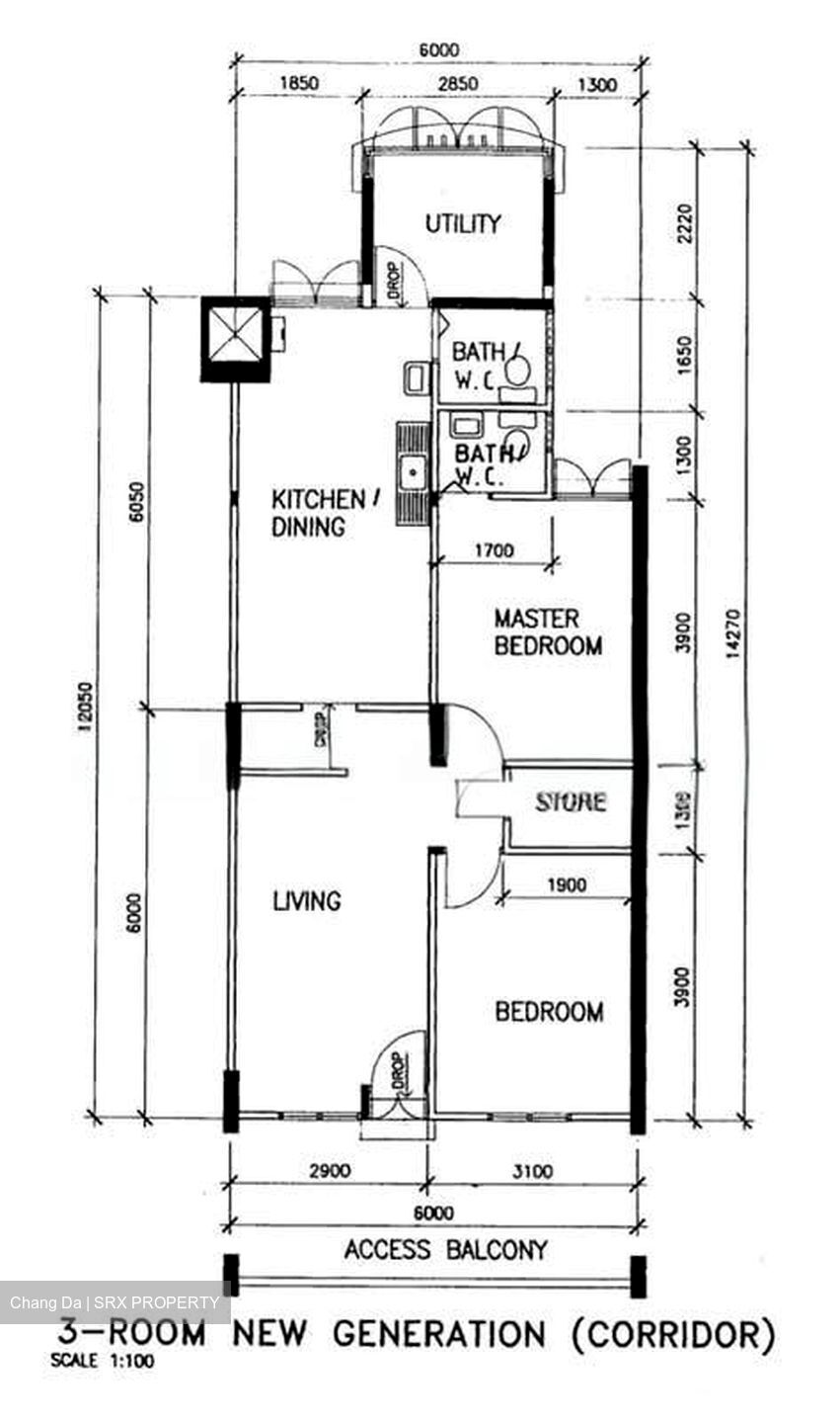 Blk 2450 Ang Mo Kio Avenue 8 (Ang Mo Kio), HDB 3 Rooms #585652391